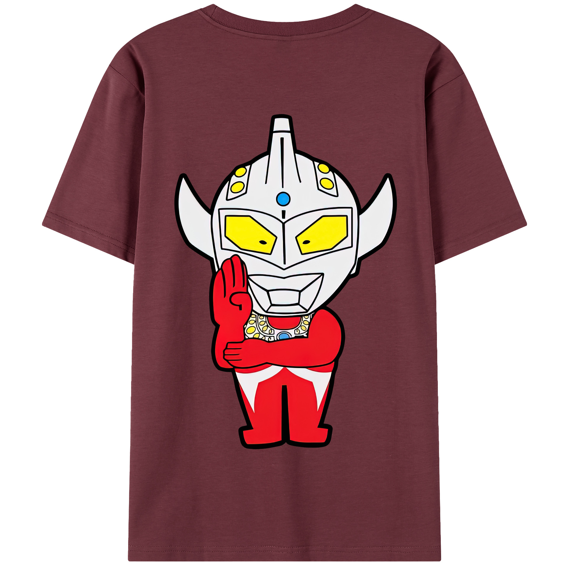 （画像用） ウルトラマン Ultraman 綿100％半袖Tシャツ（背面プリント）
